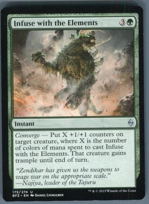 Magic the Gathering MTG Battle for Zendikar Infuse with the Elements #175 - Image 1 of 2