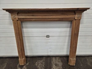Original Pine Fireplace Surround/Reclaimed Georgian Style Wooden Fireplace - Picture 1 of 6