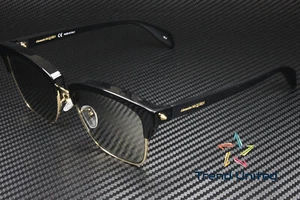 ALEXANDER MCQUEEN AM0297S 002 Square Gold Shiny Grey 54 mm Men's Sunglasses - Picture 1 of 5