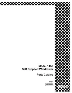 CASE IH 1155 SELF-PROPELLED WINDROWERS PARTS CATALOG - Picture 1 of 1