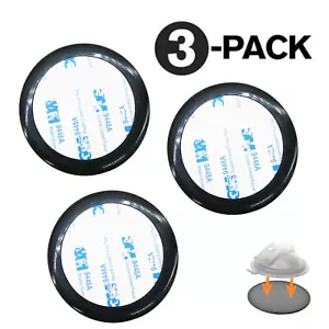 3- PACK Car Dashboard Suction Cup Mount Adhesive Base Disk For GPS Garmin Phone - Picture 1 of 8