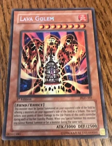 YuGiOh LAVA GOLEM PGD-107 1st Edition Pharaonic Guardian Lightly Played - Picture 1 of 6