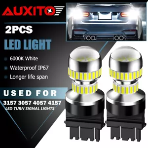 AUXITO 3157 3156 LED Bombillas de Respaldo Inverso 6000K Blanco 2800LM Súper Brillante - Imagen 1 de 10