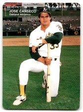 1989 Mother's Cookies Jose Canseco Jose Canseco Oakland Athletics #2