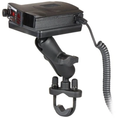 RAM Motorcycle Handlebar Mount w/ Magnetic Power Plate Radar Detector Cradle - Image 1 of 2