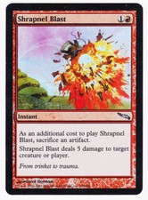 Shrapnel Blast x4 Mirrodin MtG NM