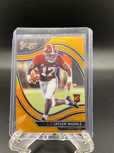 2021 Panini Chronicles Draft Picks Select Orange Jaylen Waddle #264 Rookie RC - Picture 1 of 2