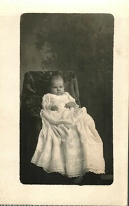 Antique Victorian Hidden Mother Baby Portrait RPPC - Picture 1 of 2