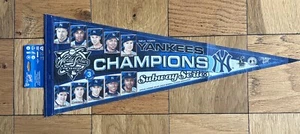 Vintage New York Yankees Subway Series World Series 2000 Champions Pennant - Picture 1 of 7