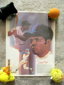 Willie Mays poster San Francisco Giants Hall Of Famer - Picture 1 of 2