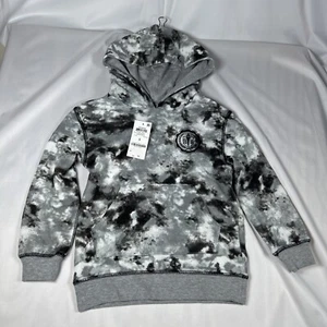 EPIC THREADS Boys Size 5 Long Sleeve Hooded Sweatshirt Tie Dye Bright White NWT - Picture 1 of 10