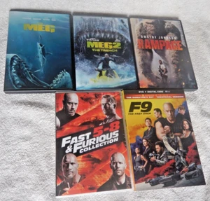 Fast And Furious Series 5, 6, 7, 8,9 Plus More Lot Of 8 (DVD) Movies - Imagen 1 de 6
