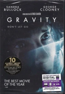 Gravity DVD Sandra Bullock George Clooney NEW - Picture 1 of 2