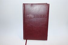 The Master Study Bible KJV 2001  Burgundy Leather HC Cornerstone FREE SHIPPING