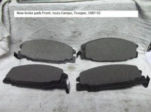 New Brake Pads Front. Isuzu Campo, Trooper, 1987-92 - Picture 1 of 4