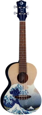 Luna Guitars UKEGWT Great Wave Tenor Ukulele with Gig Bag , New! - Image 1 of 3