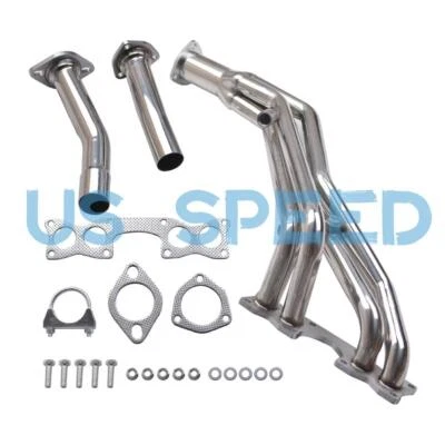 Para 90-95 Nissan D21/Pickup Motor 2.4L Colector Tubular Tri-Y Cabezal de Escape Foto 1 de 4