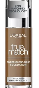 L'Oreal Paris True Match flüssige Foundation, Hautpflege-Farbton. 9,5 Sandelholz - Bild 1 von 2