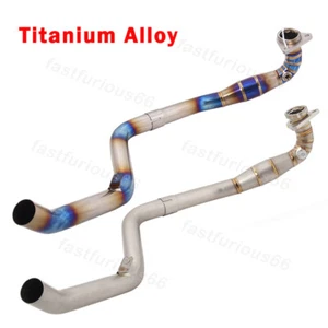 Exhaust Tips Header Pipe For Honda X-ADV Forza 750 2020-2024 Titanium Alloy Tube - Bild 1 von 12