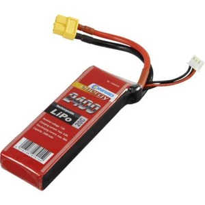 Pack de batterie (LiPo) 7.4 V 2400 mAh Conrad energy 1344133 20 C Softcase XT60