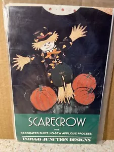 Indygo Junction No Sew Applique Pattern SCARECROW Fall Halloween Harvest NEW - Picture 1 of 7