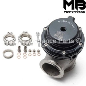 Black Tial MVS Style 38mm V-Band External Wastegate Boost Turbo - Picture 1 of 14