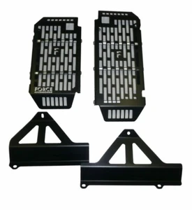 Black FORCE Radiator Guards Fit Kawasaki KX450F 2016 2017 2018 - Bild 1 von 2