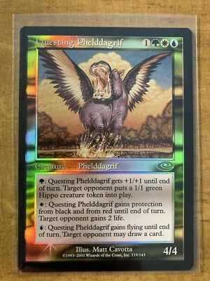 MTG✨QUESTING PHELDDAGRIF FOIL✨Planeshift MINT RARE 2001 UNPLAYED M. Cavotta Art - Image 1 of 2