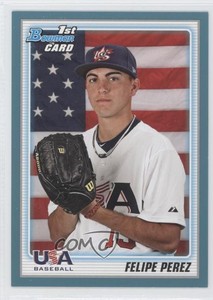 2010 Bowman Draft Draft Picks Blue /399 Felipe Perez #BDPP106