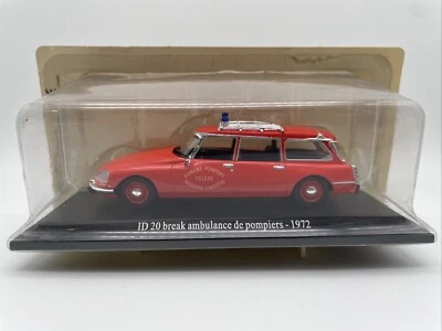 Citroën ID 20 Break Ambulance De Pompiers (1972) 1/43 Atlas - Photo 1/3
