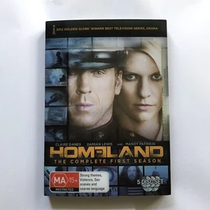 Homeland the complete first season 1st DVD 5 DISC set MA 15+ Damian Lewis Box - Picture 1 of 8