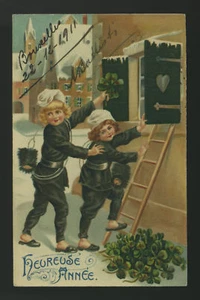 cartolina d'epoca-post card-QUADRIFOGLIO 24 - Imagen 1 de 1
