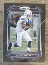 2022 Panini Prizm Football Reggie Wayne #1/1 Black Stars Indianapolis Colts #130
