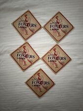 Fosters Larger Coasters 1960’s 5 X Horse Racing & Cricket 1 X Tennis & Golf