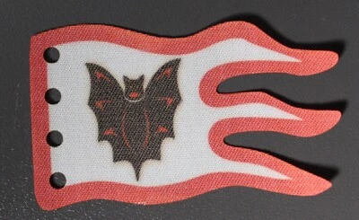 MARKENLOS Fahne Flag Flagge passend für Ritterburg, Fortress ,Burg, Fledermaus (1)