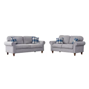 Sofa Set 2 Seater 3 Seater Couch Living Room with 2 Free Throw Pillows - Picture 1 of 143