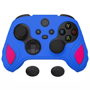 Funda protectora de silicona PlayVital Scorpion Edition para Xbox Series X/S - azul y rosa - Imagen 1 de 12