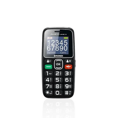 Brondi CELLULARE AMICO UNICO DUAL SIM NERO - Immagine 1 di 3