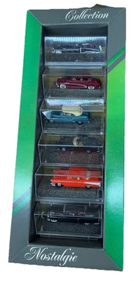 Juego de 6 vitrinas de autos clásicos Nostalgic Collection escala 1:87 nuevo en caja Foto 1 de 4