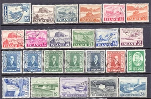 Iceland 255/295 Used 1949-1956 issue sets and singles CV $103.40 - Picture 1 of 1