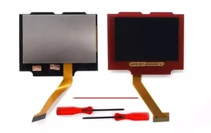 Drop In GBA SP 3" IPS V5 LCD ROSSO kit retroilluminazione schermo laminato HISPEEDIDO - Foto 1 di 4