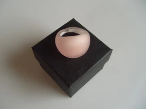 Murano Glas Ring original Muranoglas Milchglas Matt Schmuck Handarbeit Ø19 neu - Picture 1 of 9