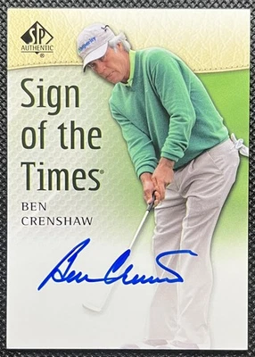 BEN CRENSHAW AUTO SIGN OF THE TIMES SOTT-CR  2013 SP AUTHENTIC GOLF AUTOGRAPH - Image 1 of 2