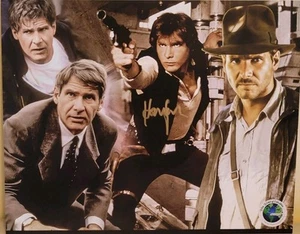 HARRISON FORD signed 8x10 (INDIANA JONES) Authentic Autogramm mit WWOC COA - Bild 1 von 3