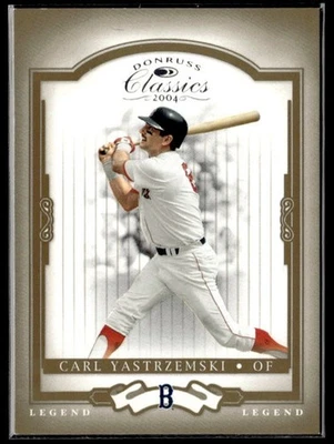 L37,456 - 2004 Donruss Classics #152 Carl Yastrzemski LGD /1999 - Image 1 of 2