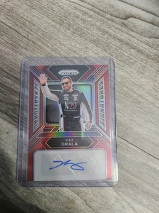 KAZ GRALA 2024 PANINI PRIZM RACING SENSATIONAL SIGNATURES AUTO RED PRIZM 38/99 - Picture 1 of 2