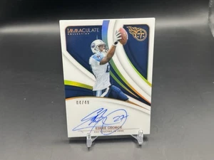 2024 Immaculate Records #IR-EGE Eddie George ON CARD Auto #/49 - Titans - Picture 1 of 2