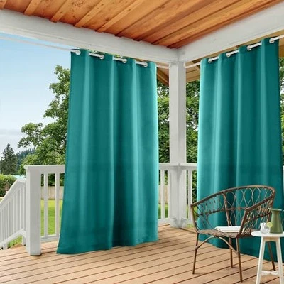  Cabana Solid Heavyweight Indoor Outdoor 54"W x 84"L (Pack of 1) Dark Teal - Image 1 of 4
