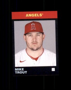 2021 Topps 582 Montgomery Club Set 5 Lost Design Mike Trout #5