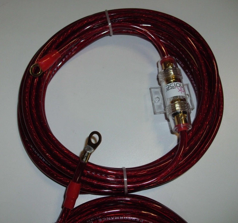 CAVO AD ALTISSIMA CONDUCIBILITA'  PER  AMPLI FINO A 1000 W PORTAFUSIBILE GOLD - Immagine 1 di 1